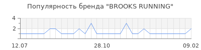 Популярность brooks running