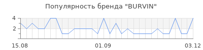 Популярность burvin
