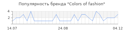 Популярность colors of fashion
