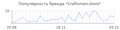 Популярность craftsmen store