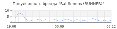 Популярность Raf Simons (RUNNER)