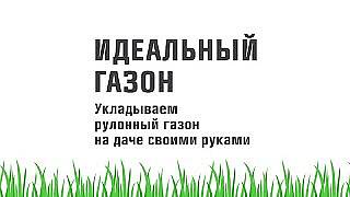 Укладываем рулонный газон на даче своими руками