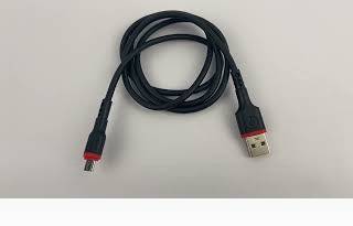 Кабель USB 2.0 на micro USB TPE черный