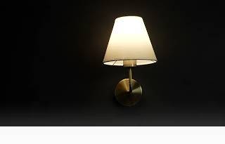 Бра ARTE LAMP Elba 1x60Вт E27 металл античная бронза