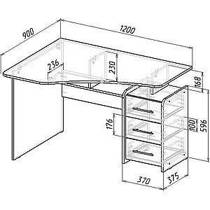 Стол компьютерный мастер триан 5