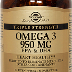 Solgar omega triple strength. Солгар тройная Омега-3 950мг. Омега Солгар 950. Солгар тройная Омега-3 ЭПК И ДГК капс. 950мг №50. Капсулы Омега 3 950 Солгар.