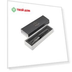 Шариковая ручка Parker Jotter Essential, Satin Black CT, стержень: Mblue PARKER-1953184