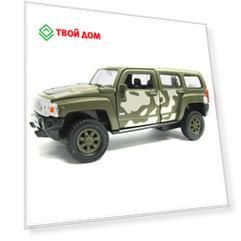 Машина военная Welly Hummer H3 1:34-439