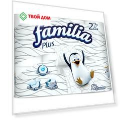 Туалетная бумага Hayat Familia Plus 2 слоя 12 рулонов