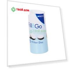 Brita Fill&Go запасная упаковка 8 фильтрующих дисков (1017237)