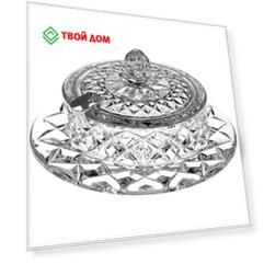 Сахарница Crystal Bohemia Diamond 13cм