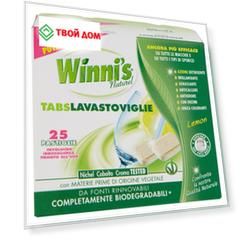 Таблетки Winni's для посудомоечной машины 25 шт