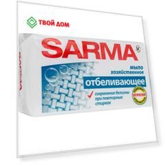 Хозяйственное мыло Sarma Отбеливающее 140 г