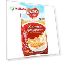 Хлопья кукурузные Любятово Для всей семьи 300 г