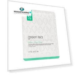 It's Skin, Тканевая маска с зеленым чаем Green Tea Watery