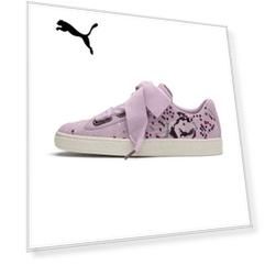 Кеды Suede Heart Digit Emb Wn's