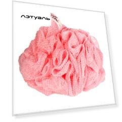 ЛЭТУАЛЬ Les Secrets de Boudoir Кружевная мочалка для тела DENTELLES DE BAIN rose