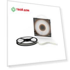 Лента LED 2835/120-SMD 9.6W 12V DC теплый белый IP66 (блистер 5м)