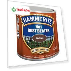 Грунт Hammerite коричневый 2.5