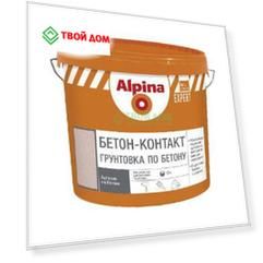 Грунтовка Alpina Грунт expert бетон-контакт 16кг (946000381)