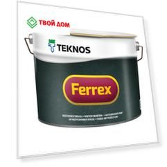 Грунтовка Teknos Феррекс 10/10л серый