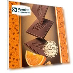 Шоколад Bonte Sweets Горький со вкусом апельсина 55% 90г