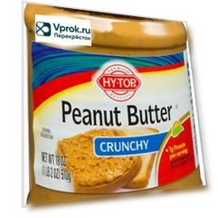 Паста арахисовая Hy-Top Peanut Butter Хрустящая 510г