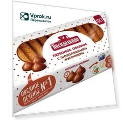 Печенье Посиделкино Овсяное с шоколадными кусочками 310г