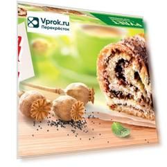 Рулет Сдобная Особа с маковой начинкой 400г