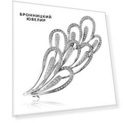 Брошь из золота 009200117