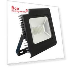 Прожектор camelion lfl-8010 с02 черный led smd 80вт 230в 6500к 12980