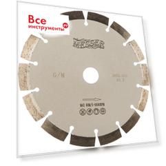 Диск алмазный сегментный g/m по граниту 180d-2.4t-12w-14s-22.2 messer 01-14-180