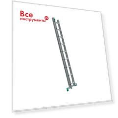 Универсальная двухсекционная лестница alve 2х9 ступеней 7509