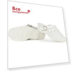 Женские сабо факел искусственная кожа, белые, р.41 50536000.006
