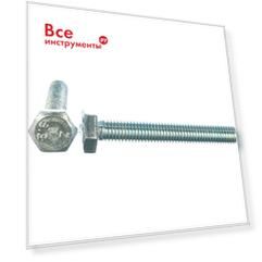 Оцинкованный шестигранный болт Tech-Krep М10х70 DIN933 15 шт. 126521