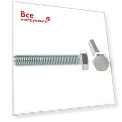 Оцинкованный шестигранный болт Tech-Krep М16х80 DIN933 10 шт. 126537