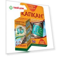 Зеленая аптека садовода Капкан Ловчий пояс 2 клейкие ленты, 7х75 см