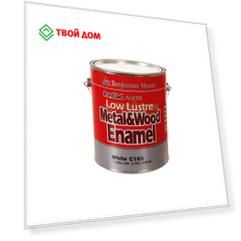 Эмаль Бенджамин мур Эмаль полуматовая metal&wood 3.8л