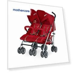 Коляска-трость для двойни Cybex Twinyx Hot Spicy, цвет: красный