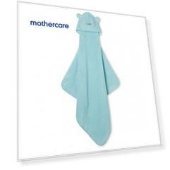 Полотенце- уголок Mothercare Cuddle \'n Dry "Медвежонок", цвет: синий