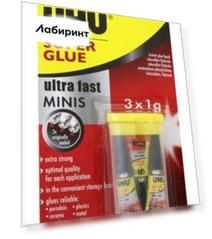 Клей универсальный "Super Glue" 3 штуки (45415)