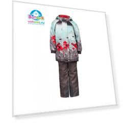 Костюм Oldos Active, Салли бирюзовый/серый, р.98