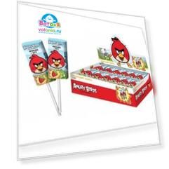 Конфета жевательная Angry Birds на палочке Good Фрукт 10,8 г