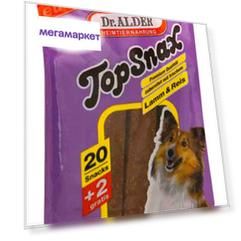 Лакомство для собак Dr, Alder's, Top Snax, палочки, ягненок, 200г