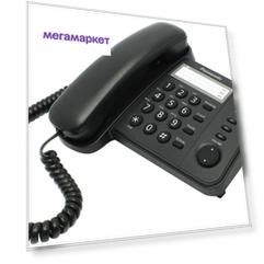 Проводной телефон Panasonic KX-TS2352RUB черный