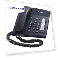 Проводной телефон Panasonic KX-TS2382RUB черный