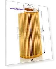 Фильтрующий элемент масляного фильтра MANN-FILTER HU719/8Y