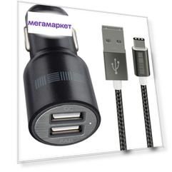 Автомобильное зарядное устройство InterStep IS-CC-TYPECQCRT-000B210