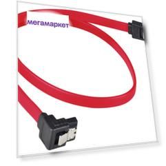 Кабель NoBrand SATA 7 pin-SATA 7 pin, M-M 0,5м Red