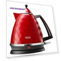 Чайник электрический Delonghi Brillante 1.7 л Red